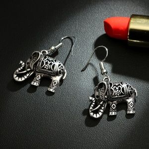 925 Silver-Plated Vintage Bohemian Earrings